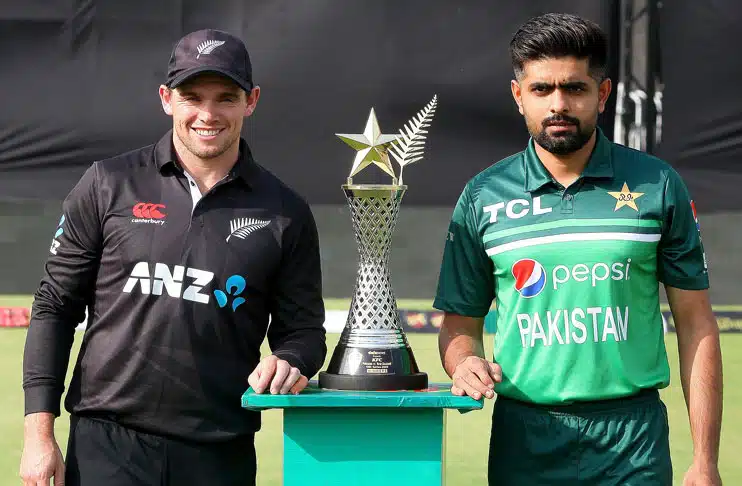 Trophy Unveiled As Pak Vs Nz Odi Series Begins On Thursday