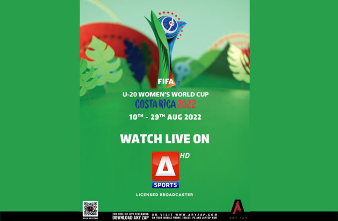 A Sports, ARY ZAP to broadcast FIFA U20 Women's World Cup