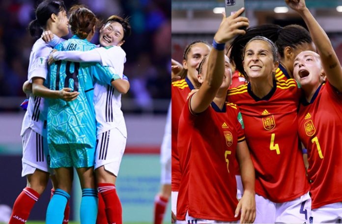 España y Japón reservaron las dos últimas plazas en la Copa Mundial Femenina Sub-20 de la FIFA