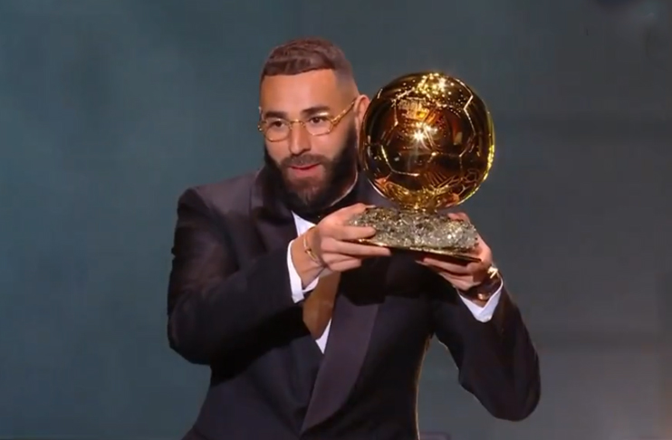 Karim Benzema and Alexia Putellas win Ballon d'Or awards