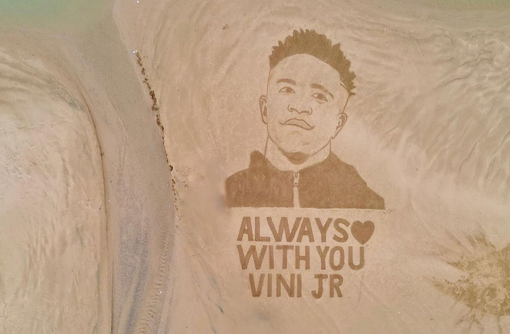 Vinicius-Junior-sand-portrait