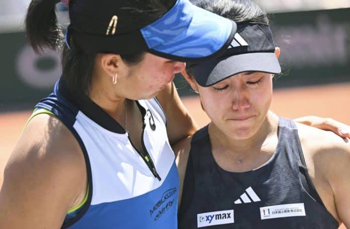 French Open Pair Miyu Kato, Aldila Sutjiadi Disqualified After Ballgirl Hit