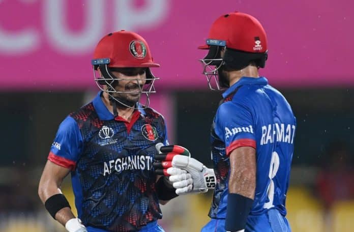 Afghanistan Thump Sri Lanka In ICC World Cup 2023 Warm Up   Rahmanullah Gurbaz Afghanistan ICC World Cup 2023 696x456 