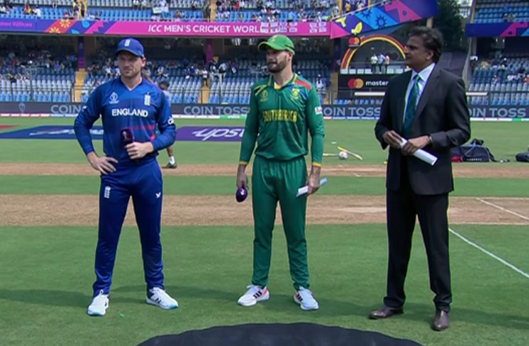 ICC World Cup 2023, England win toss, England vs South Africa