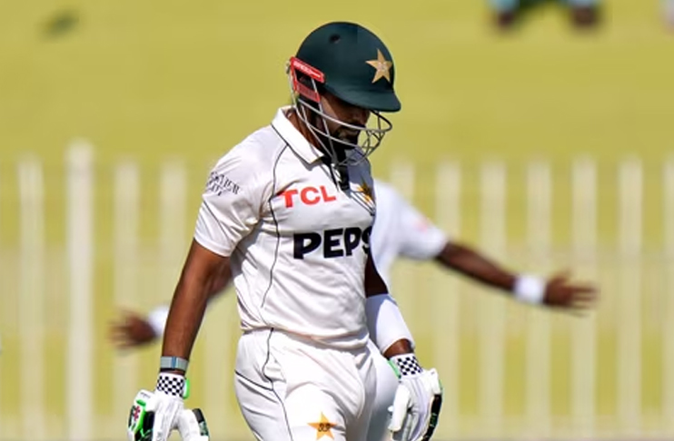 Babar-Azam-first-duck-on-home-soil-Tests-Pakistan-Bangladesh-babar-azam-crashed-out-of-top-ten-in-icc-test-rankings-iqbal-qasim