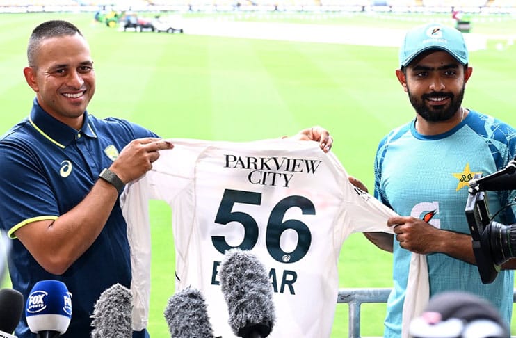 babar-azam-donates-jersey-to-usman-khawaja-foundation