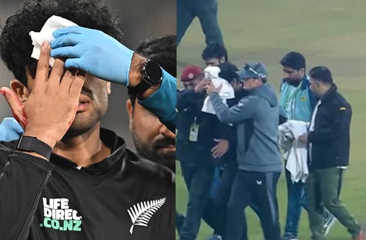 tri-nation-series-rachin-ravindra-takes-nasty-blow-to-the-head-new zealand