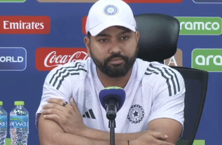 champions-trophy-rohit-sharma-hails-pakistan-bowlers-downplays-spin-reliance